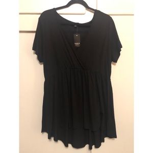 Torrid V-Neck Babydoll Top Size 0
